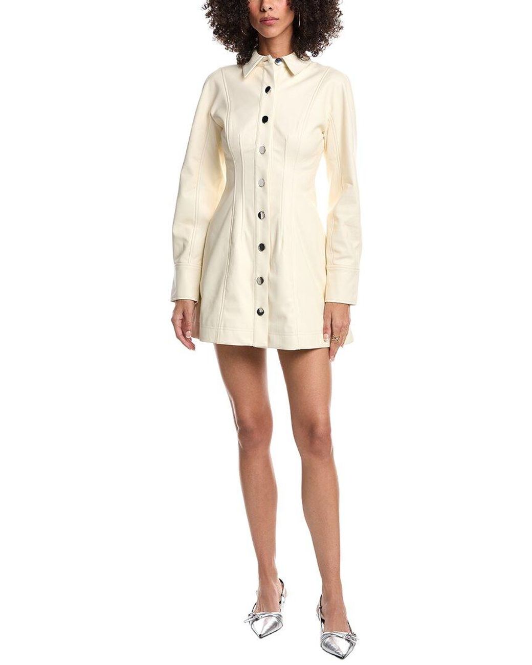 Toccin Natural Alexa Seamed Mini Dress