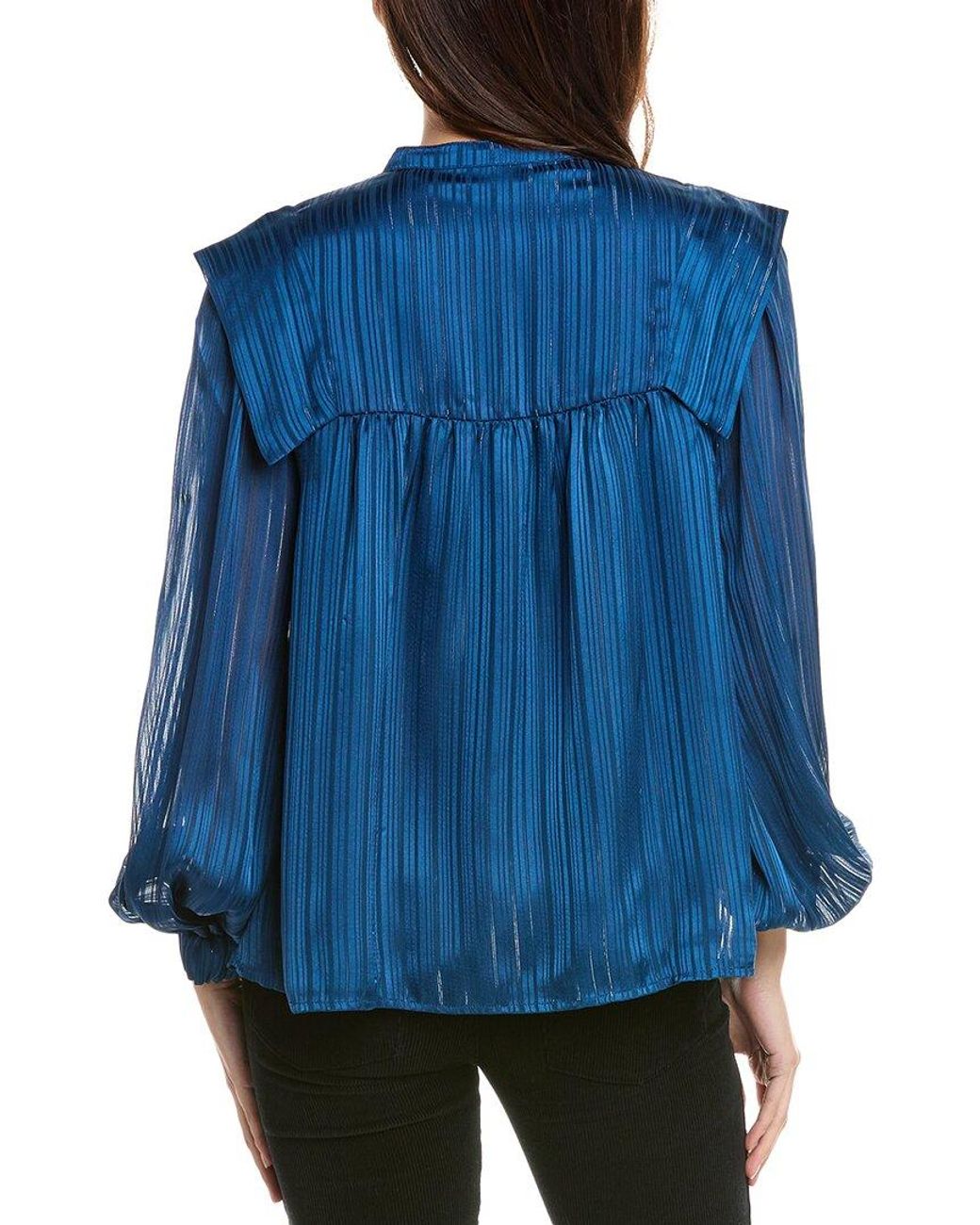 CROSBY BY MOLLIE BURCH Blue Gaines Top