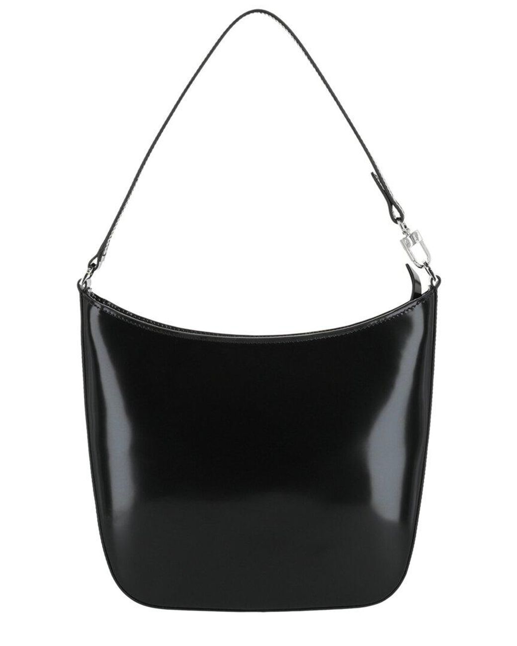 By Far Black Suli Patent Leather Shoulder Bag