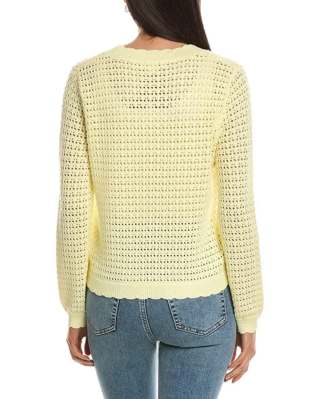Nanette Lepore Yellow Spring Cardigan