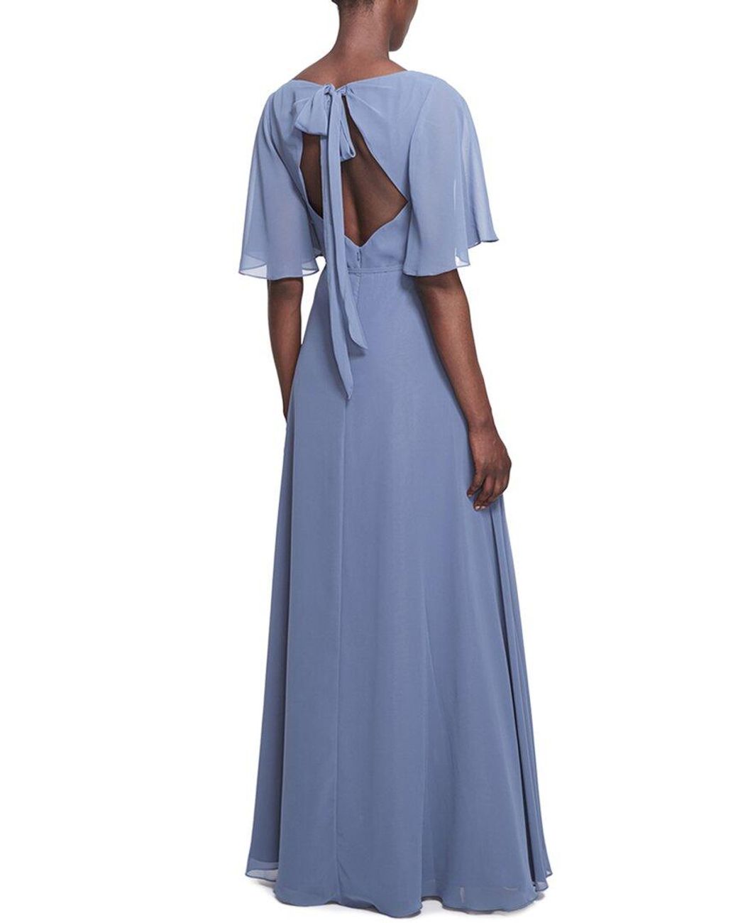 Marchesa Blue Rome Dress