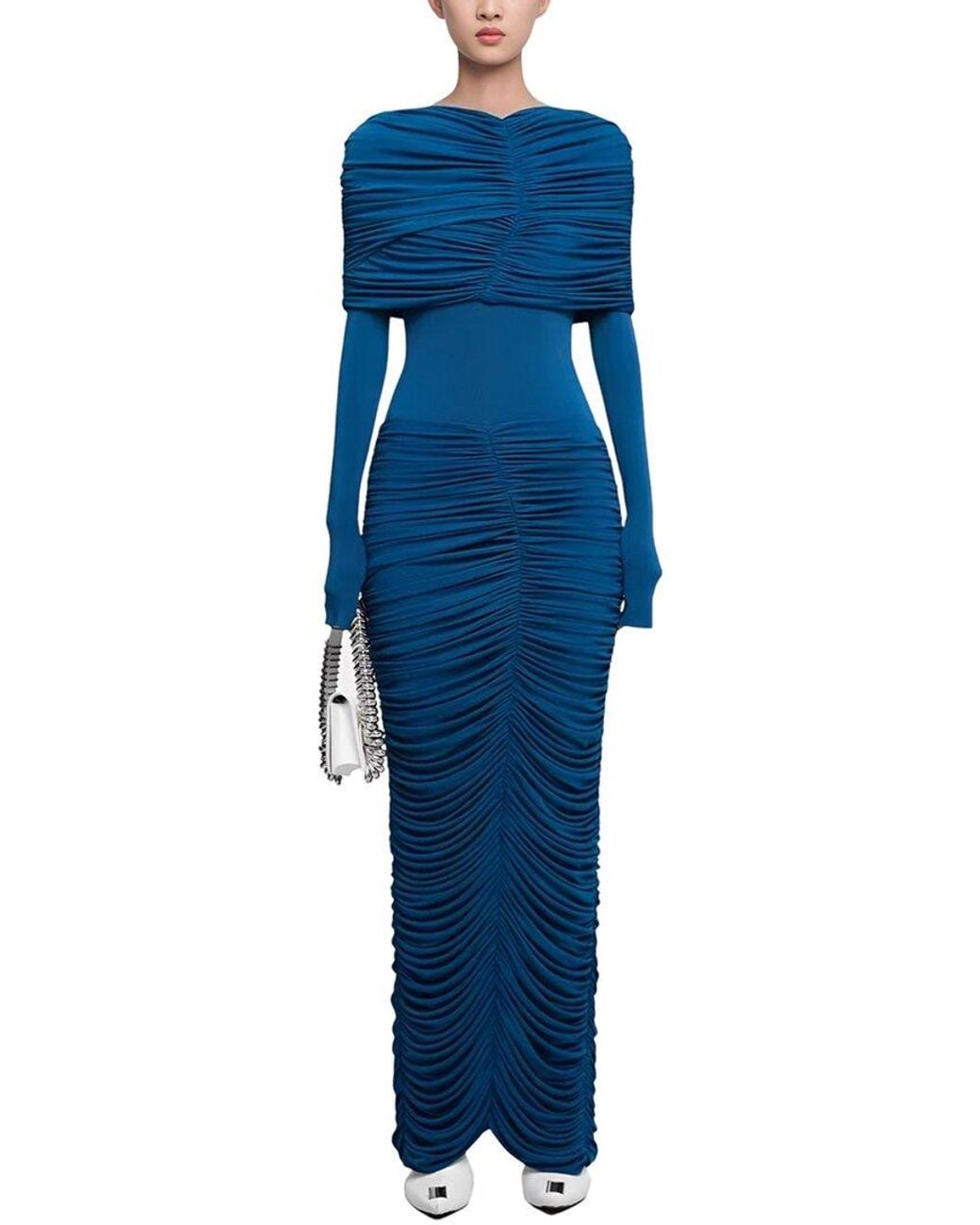 Amanda Royal Blue Maxi Dress