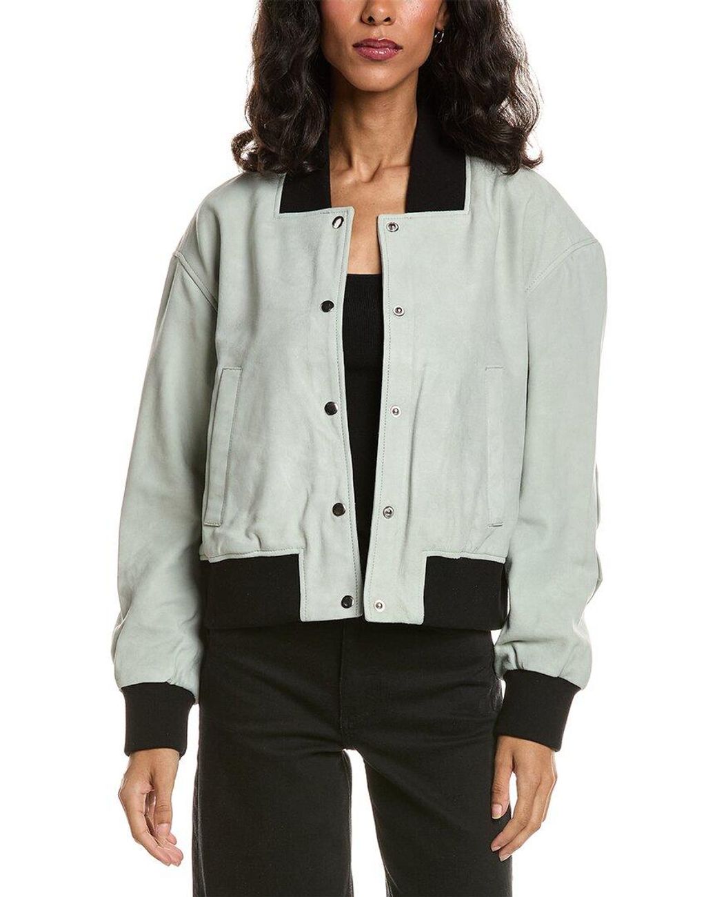 Walter Baker Gray Emilio Leather Jacket