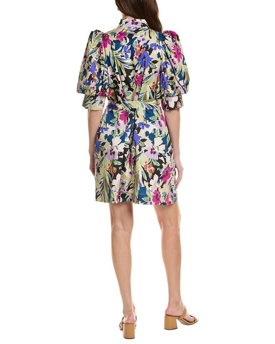 tyler boe Green Lydia Shirtdress
