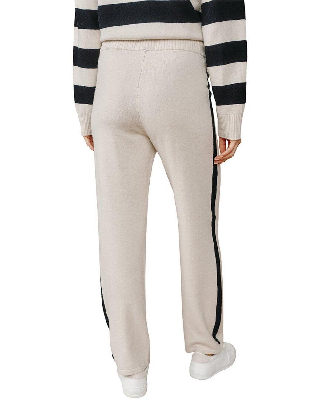 Bella Dahl Multicolor Cashmere & Wool-Blend Straight Leg Sweatpant