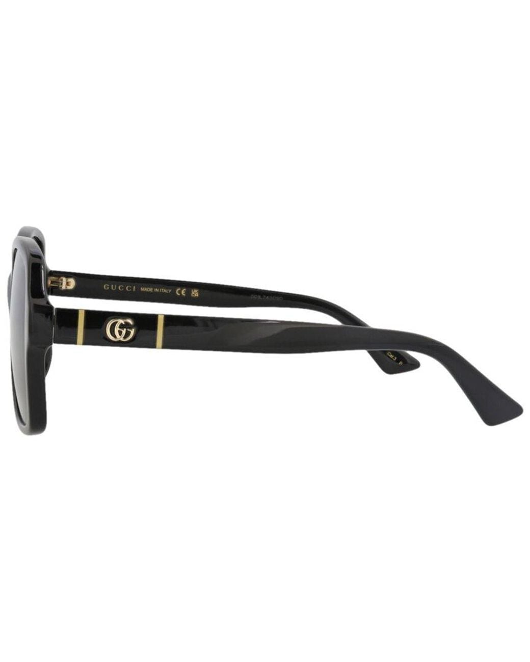 Gucci Black 57Mm Polarized Sunglasses