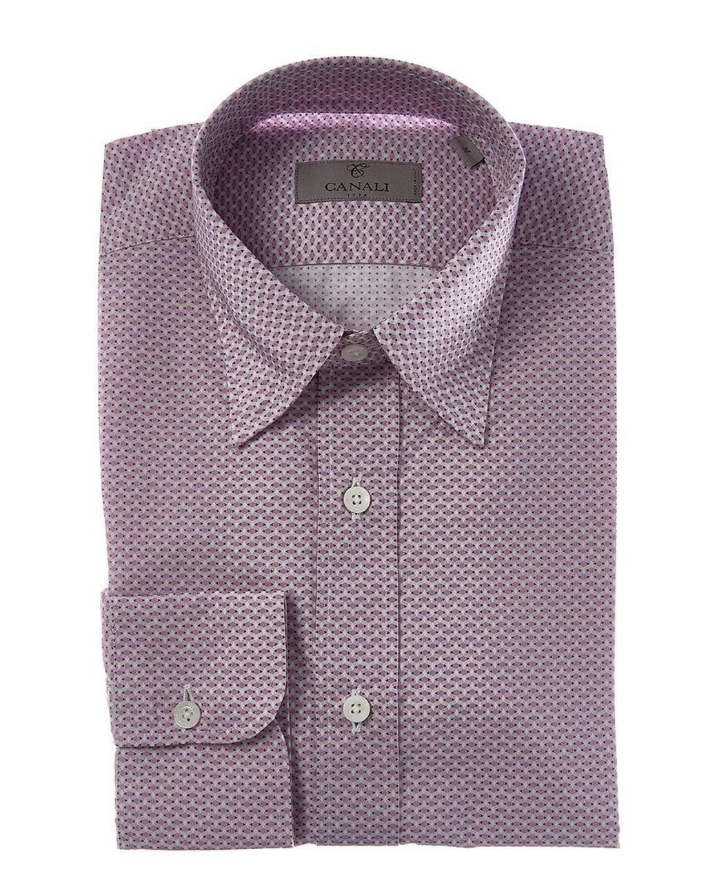 Canali Purple Dress Shirt for men