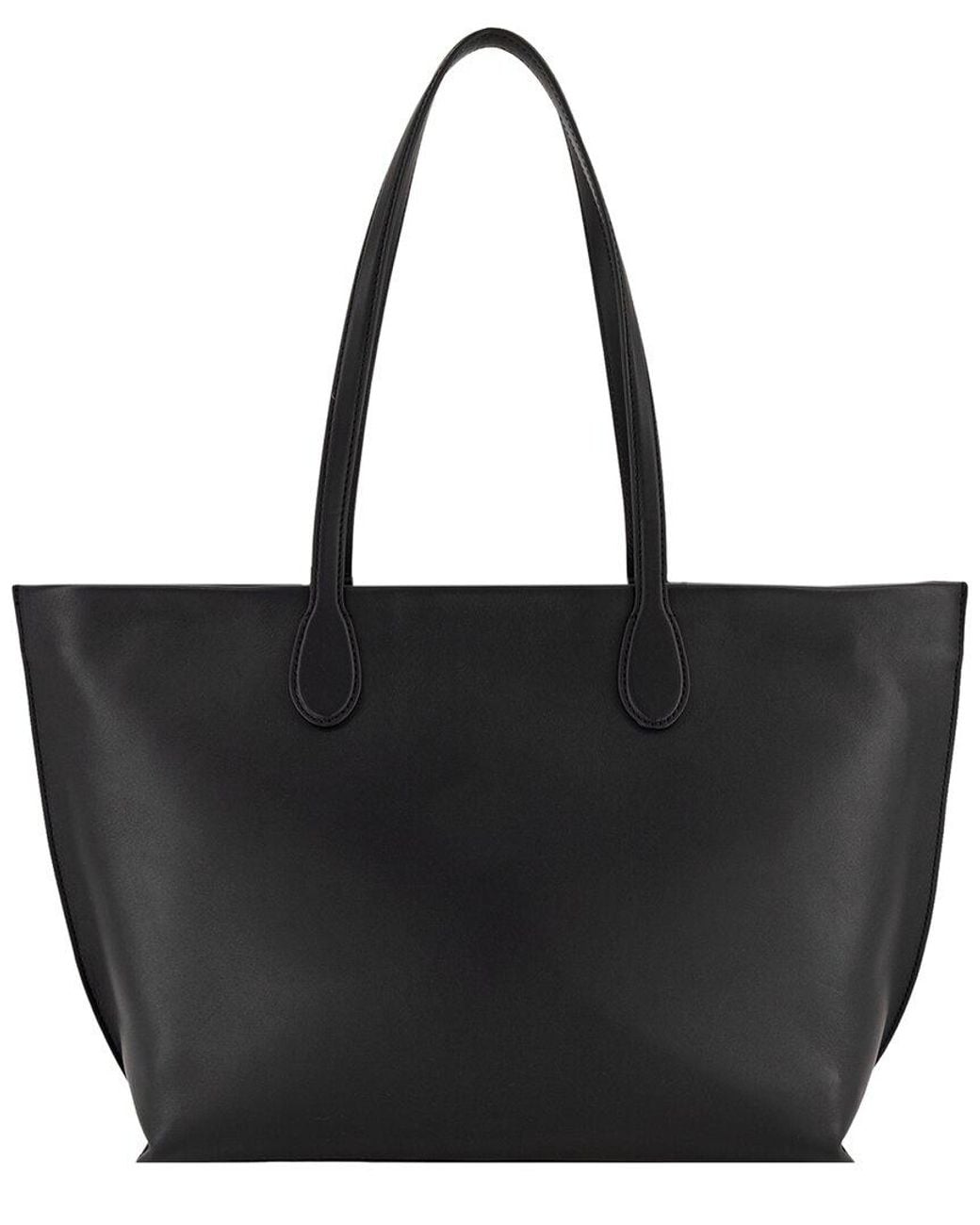 Vince Black Athene Leather Tote
