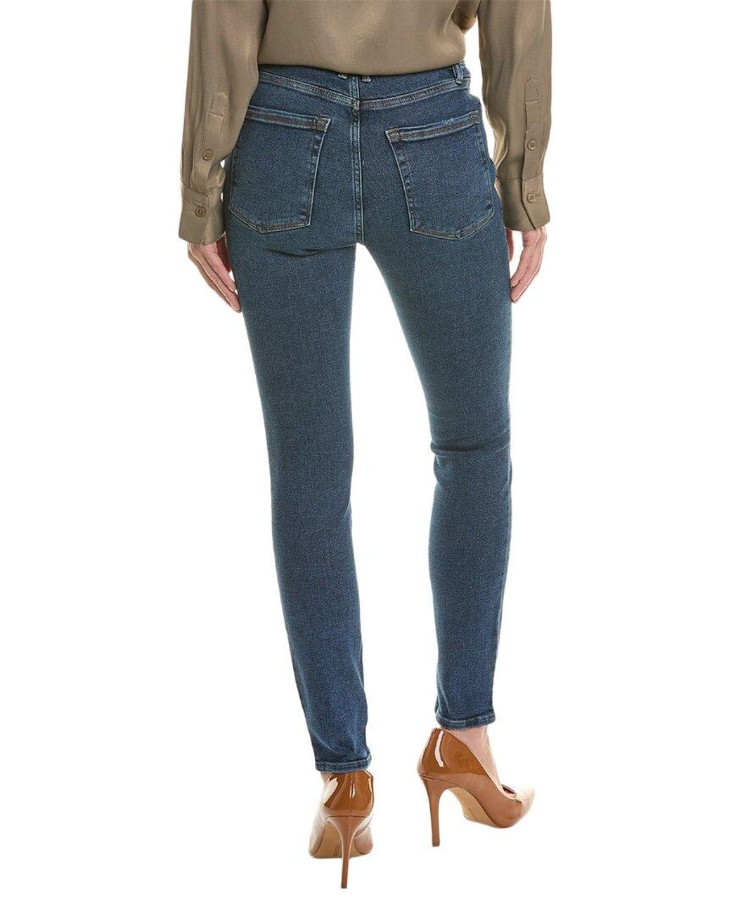 GOOD AMERICAN Blue Good Legs Low-Rise Skinny Jean