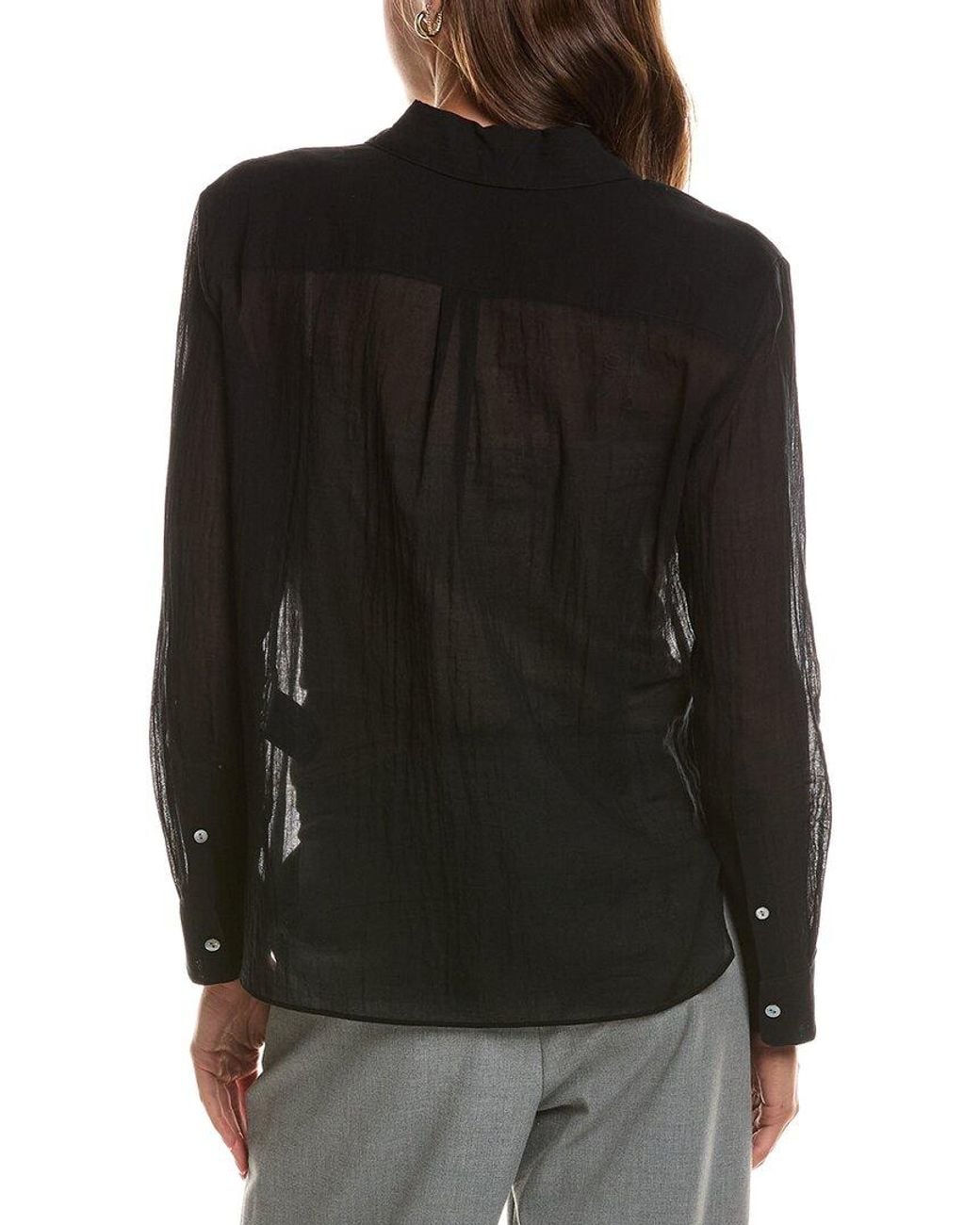 Theory Black New Straight Top