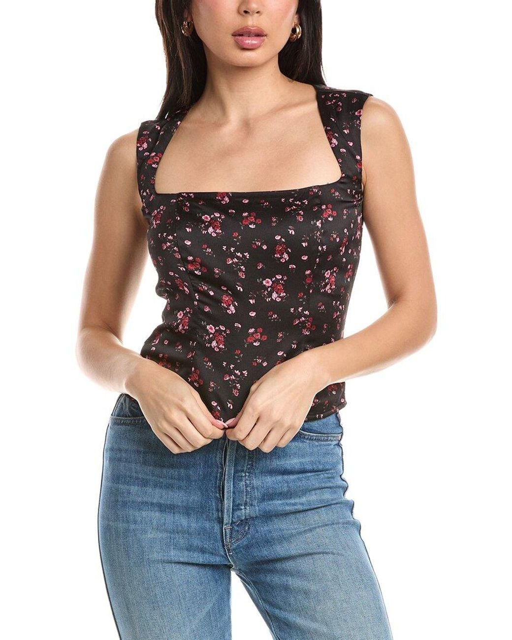 Femme Society Blue Sleeveless Top