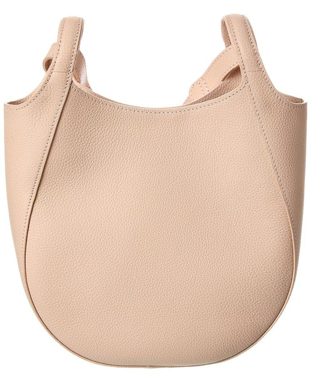 Longchamp Natural Le Foulonne Small Leather Crossbody