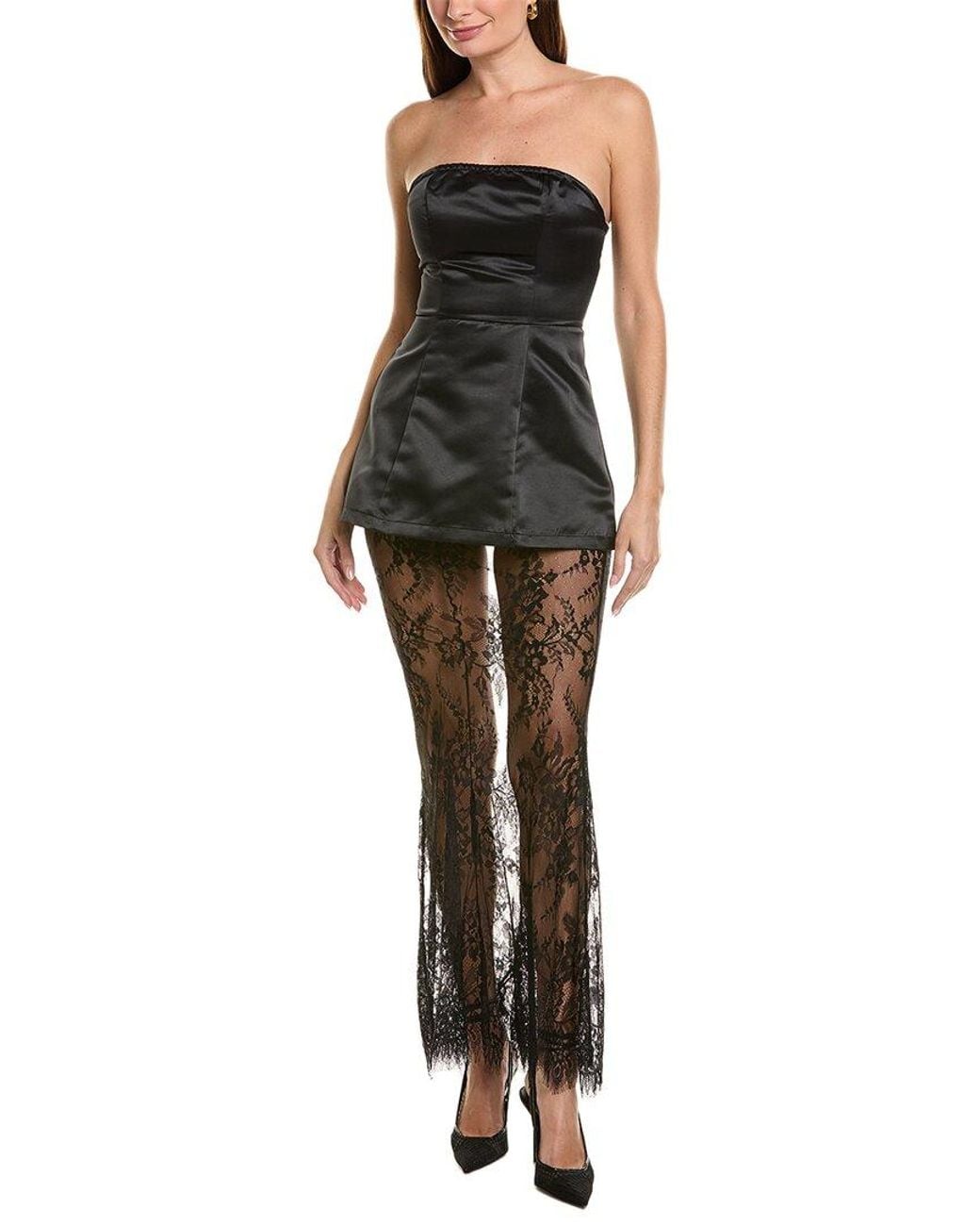 IPPONELLI Black Solid Maxi Dress