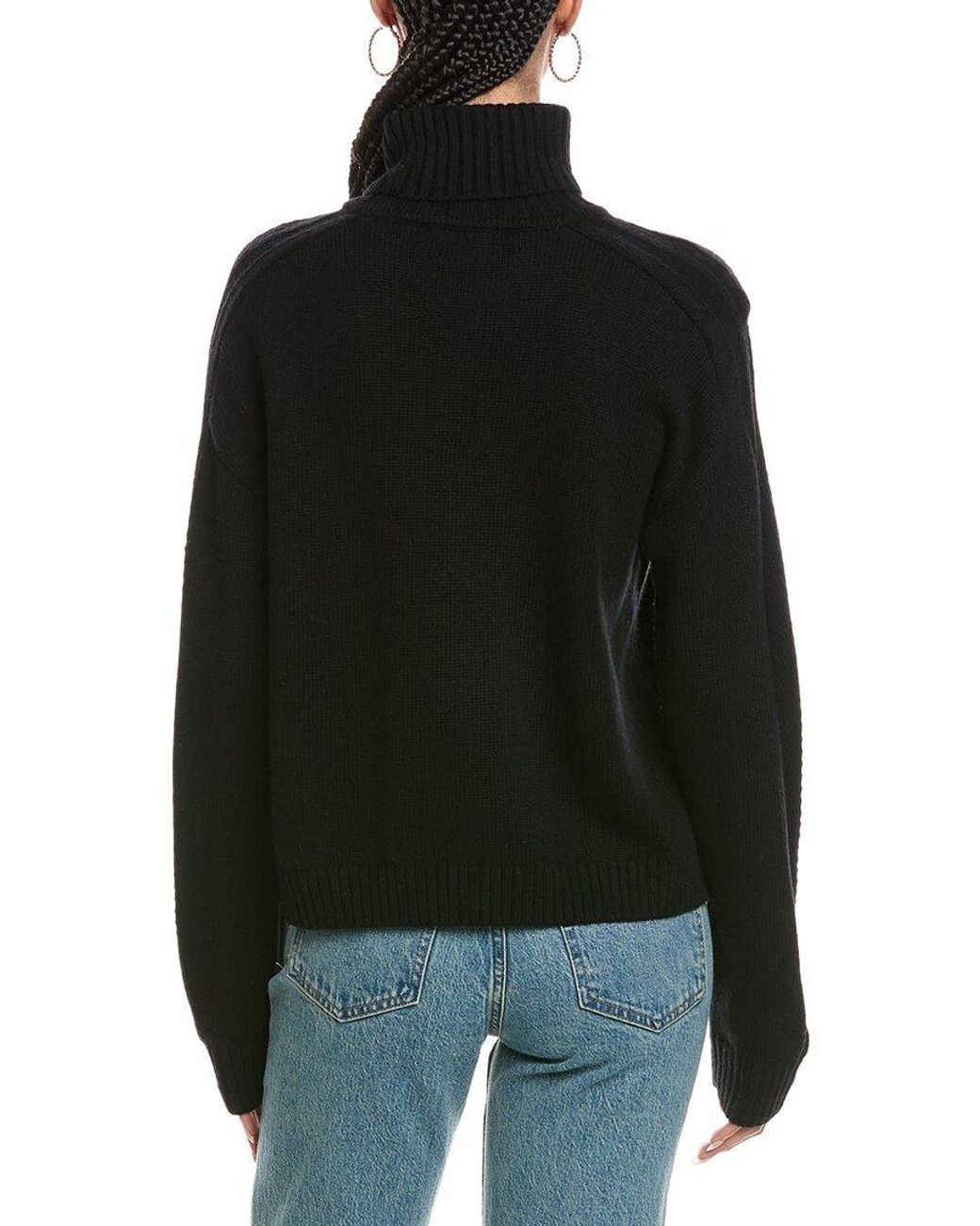 ATM Black Wool-Blend Sweater
