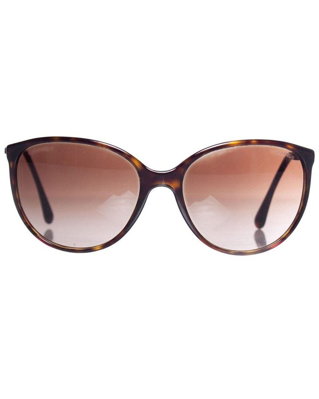 Chanel Brown Cat Eye Sunglasses (Authentic Pre-Loved)