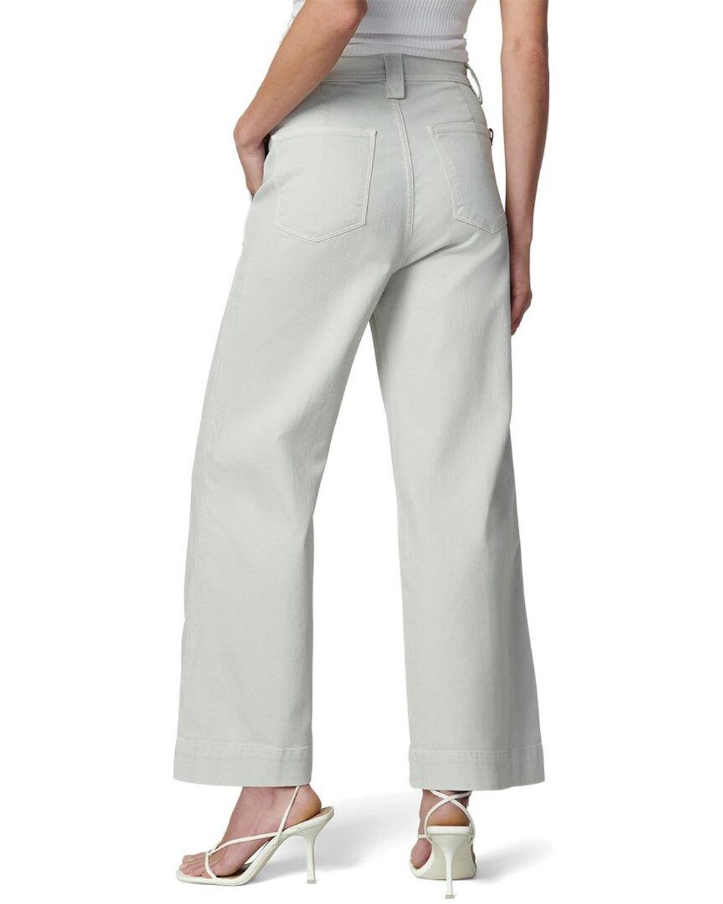 Joe's Jeans Gray The Avery Wide Leg Ankle Jean