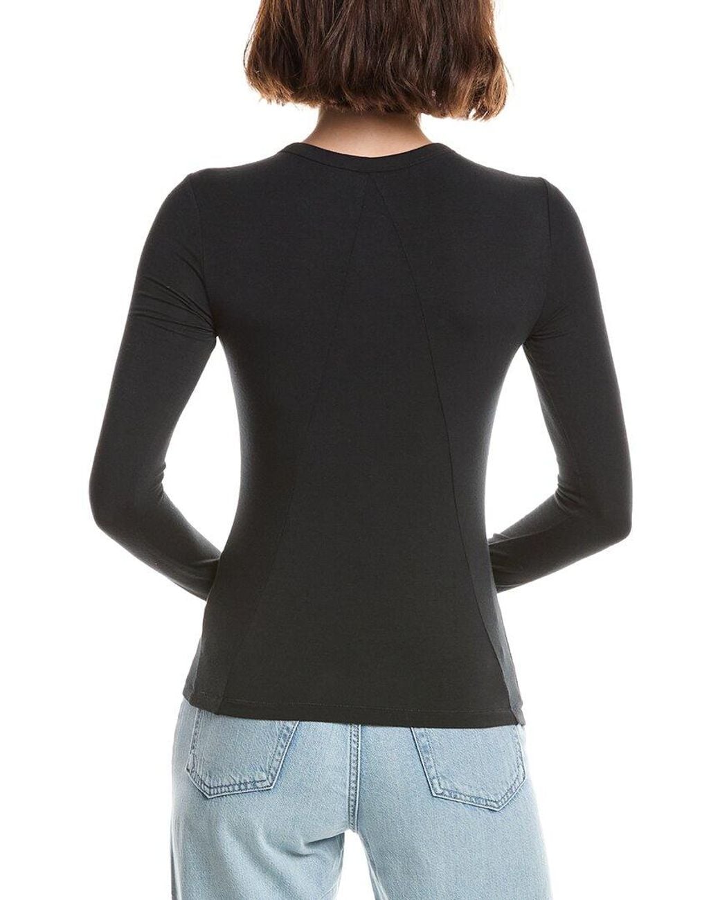 Rag & Bone Black Luca Slim Top