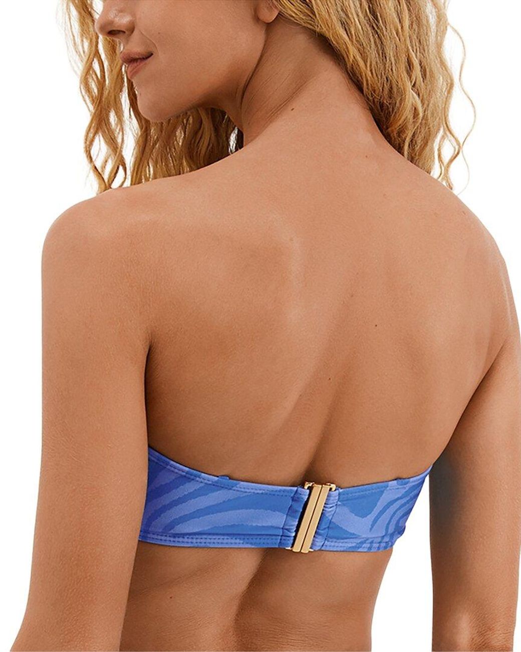 ViX Blue Lori Bandeau Top