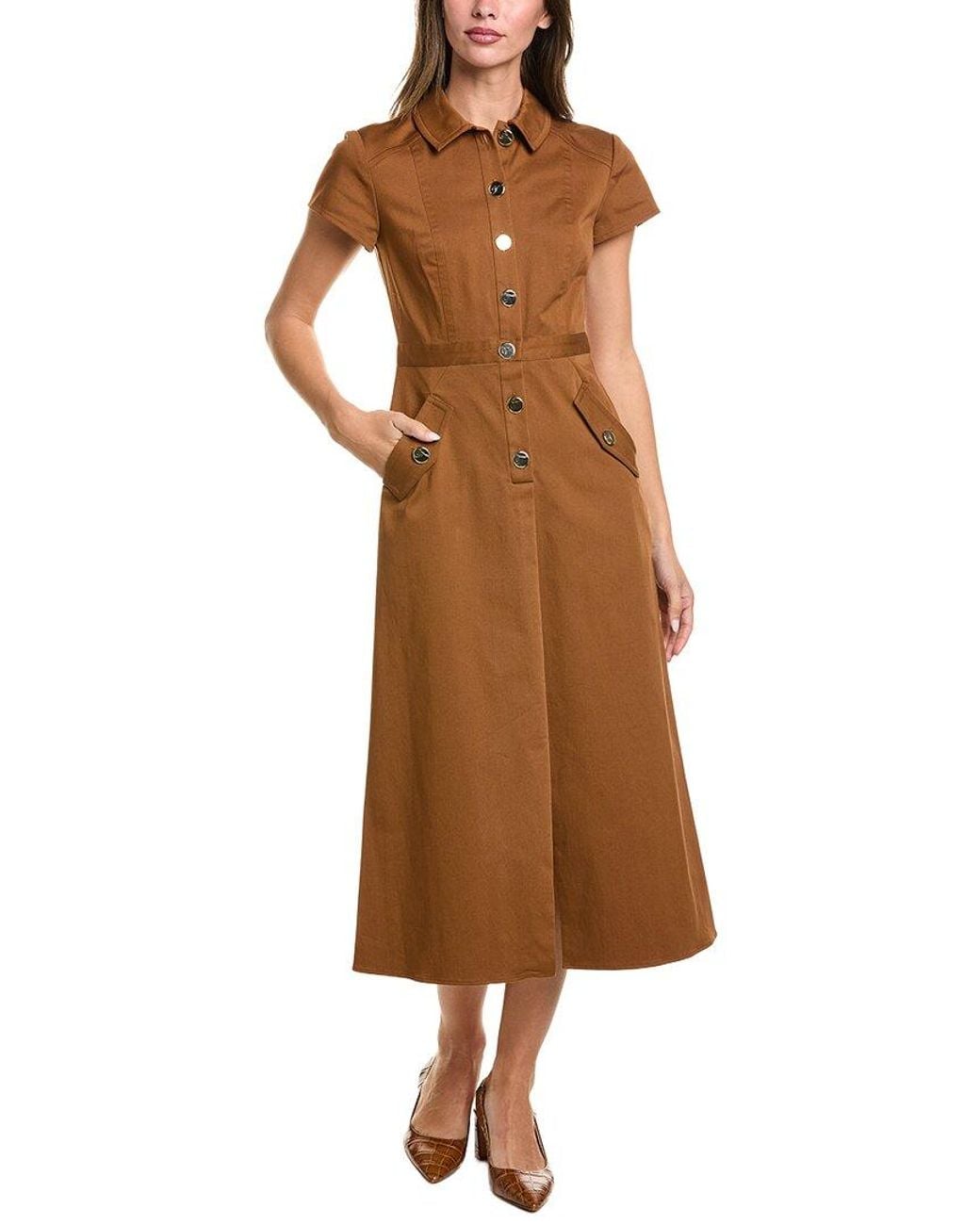 Temperley London Brown Castell Dress