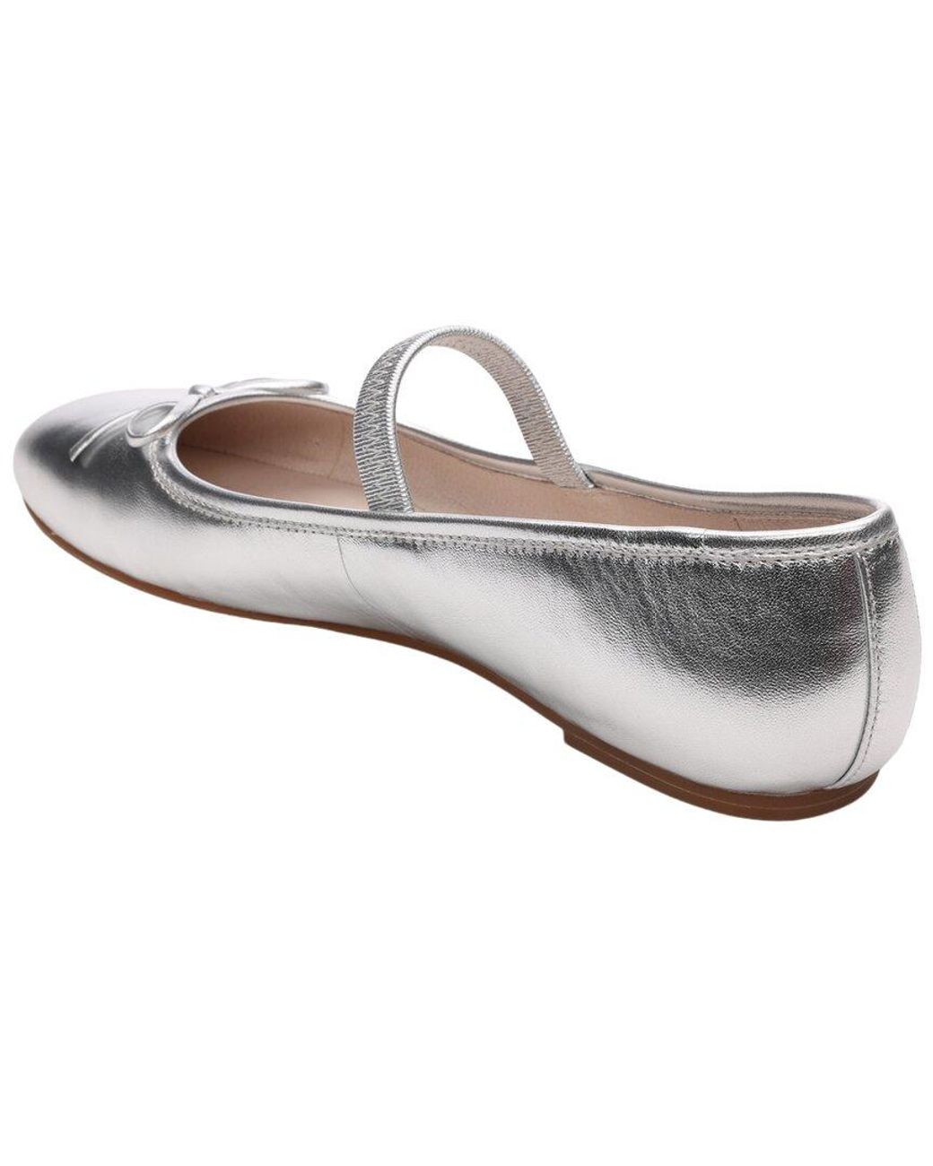 Sanctuary White Facile Leather Flat