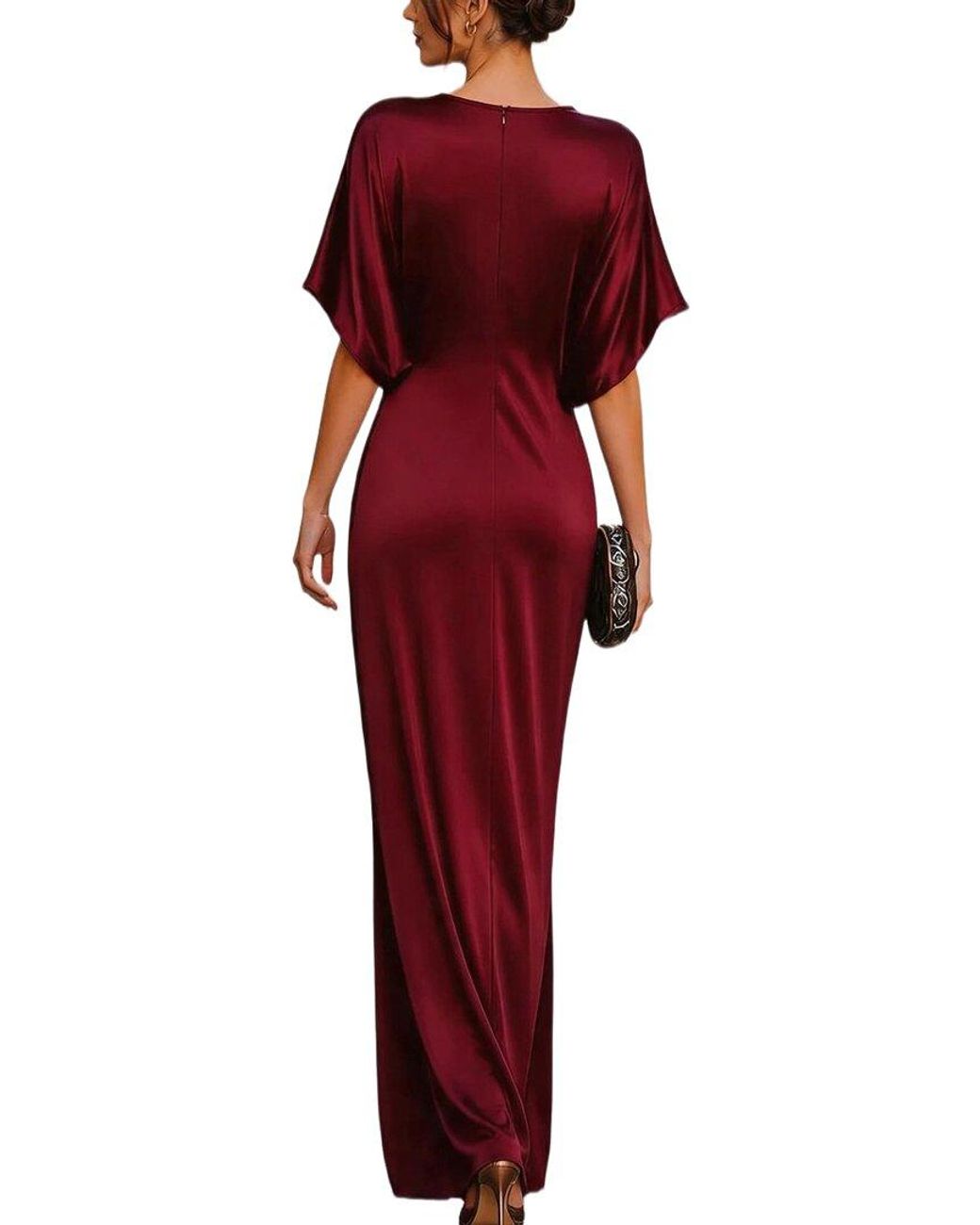 Tedora Red Maxi Dress