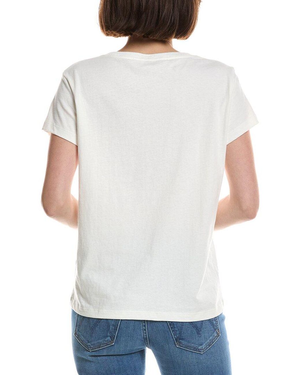 Mother White The Boxy Goodie Goodie T-Shirt