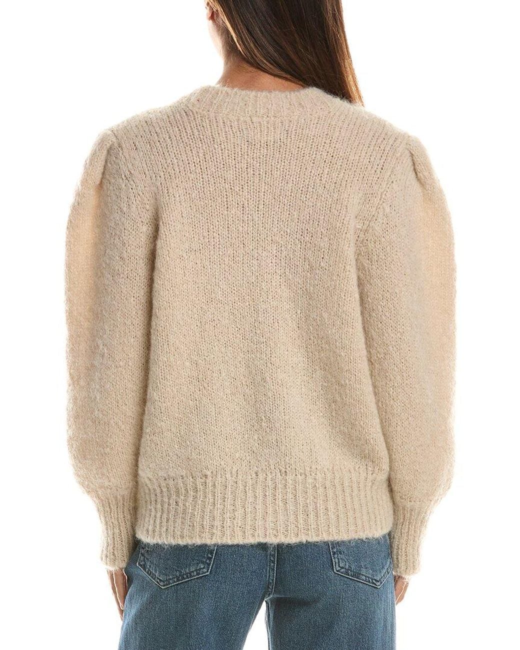Isabel Marant Natural Mohair-Blend Sweater