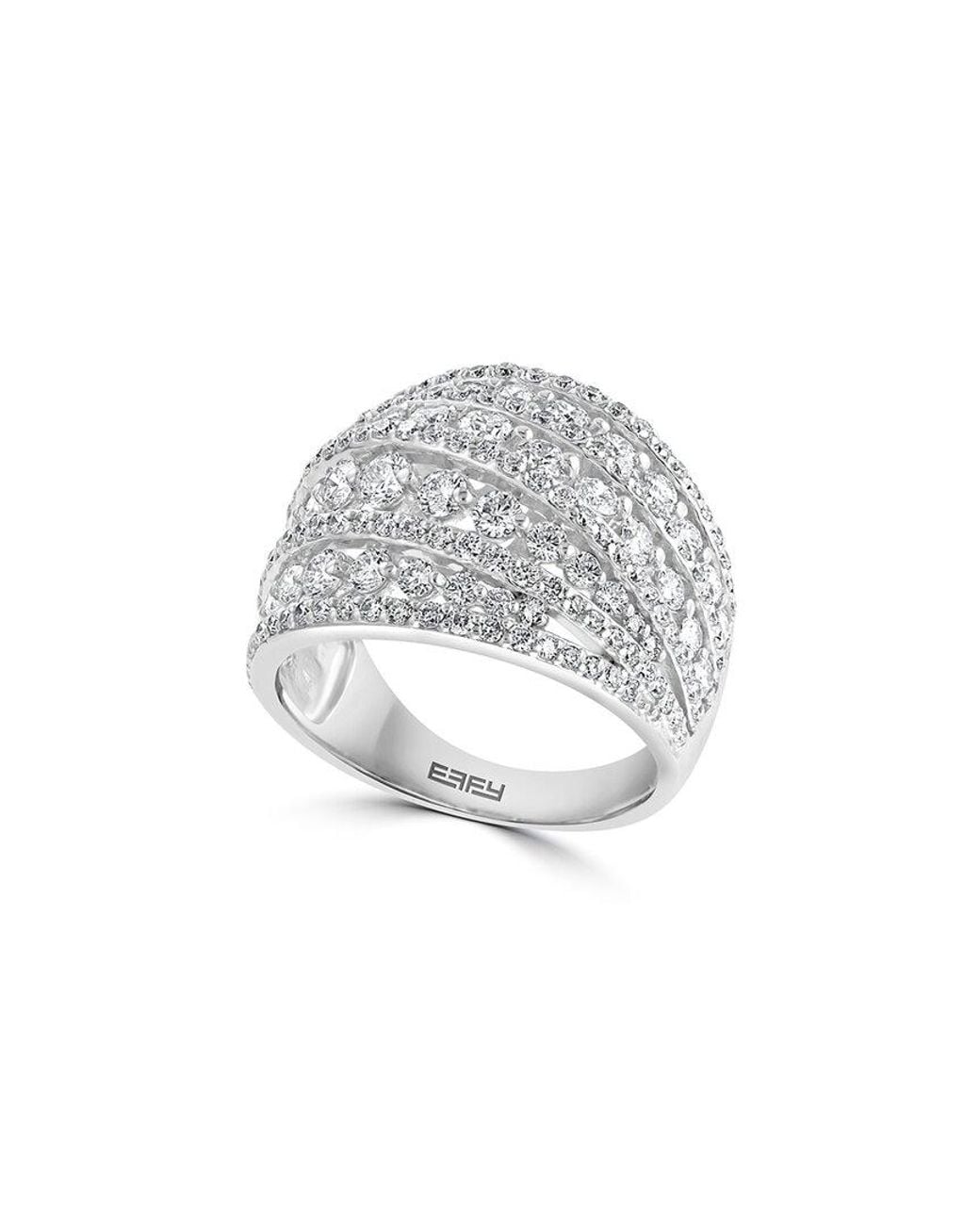 Effy Fine Jewelry White 14K 2.10 Ct. Tw. Diamond Ring