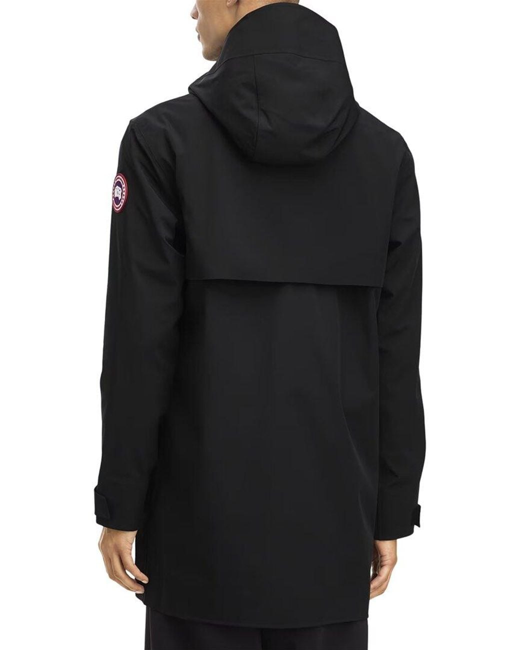 Canada Goose Black Barclay Rain Jacket for men