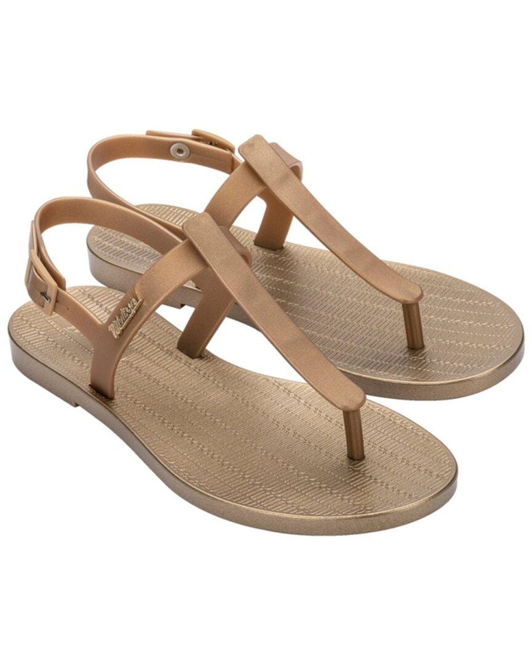Melissa Metallic Sun Ventura Sandal