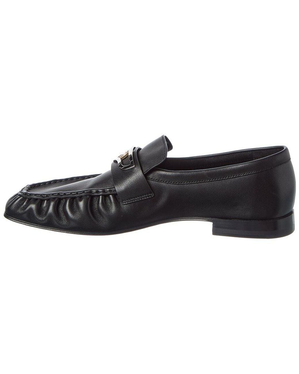 Christian Louboutin Black Leather Loafer for men