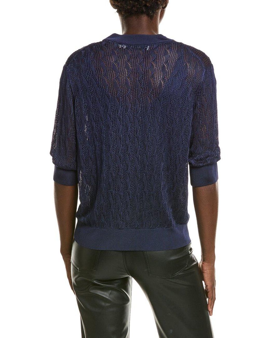 Proenza Schouler Blue Nicola Knit Sweater