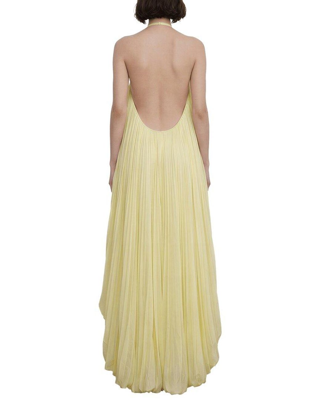 Dilireba Metallic Maxi Dress