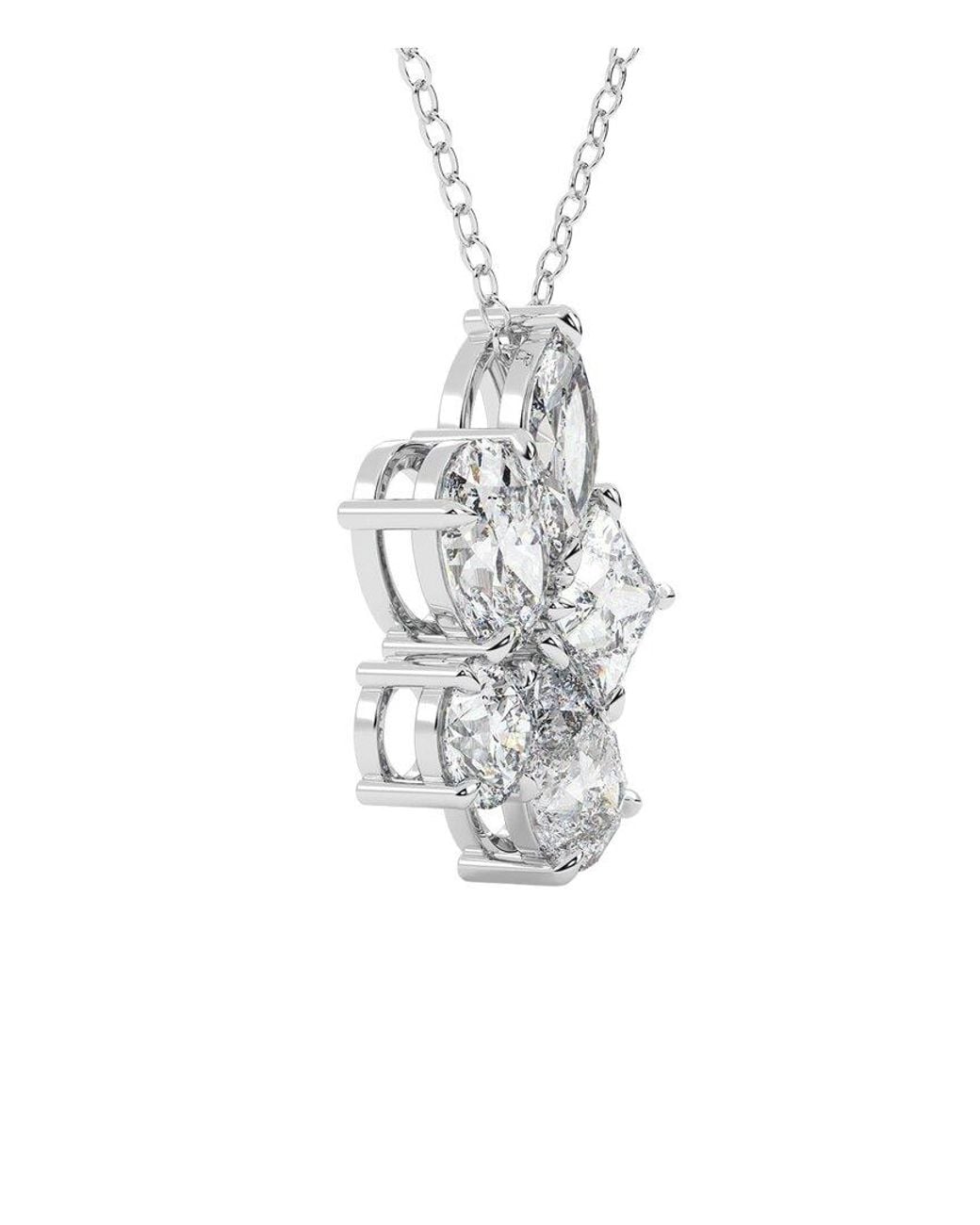 VOWE White 14K 2.00 Ct. Tw. Lab-Grown Diamond Pendant