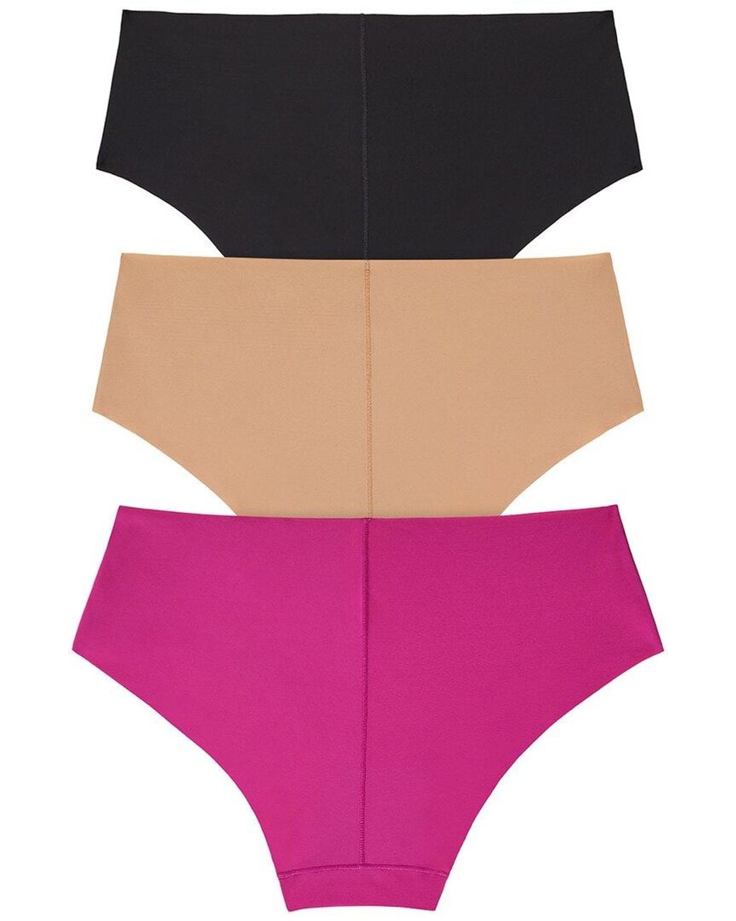 DKNY Purple Set Of 3 Cut Anywear Hipster