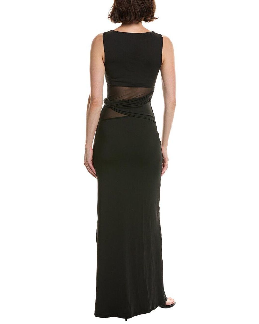Nia Black Ione Maxi Dress