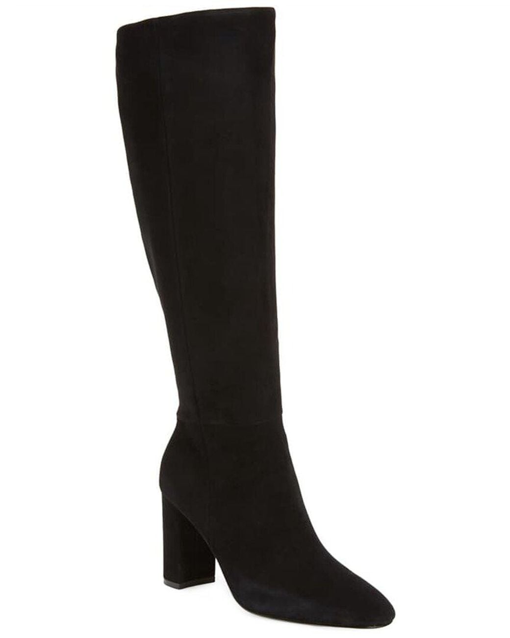Charles David Black Brilliant Suede Boot