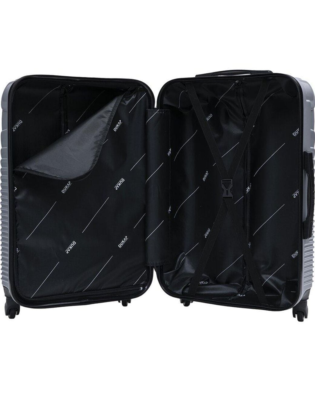 DUKAP Gray Inception Lightweight Hardside 4pc Set