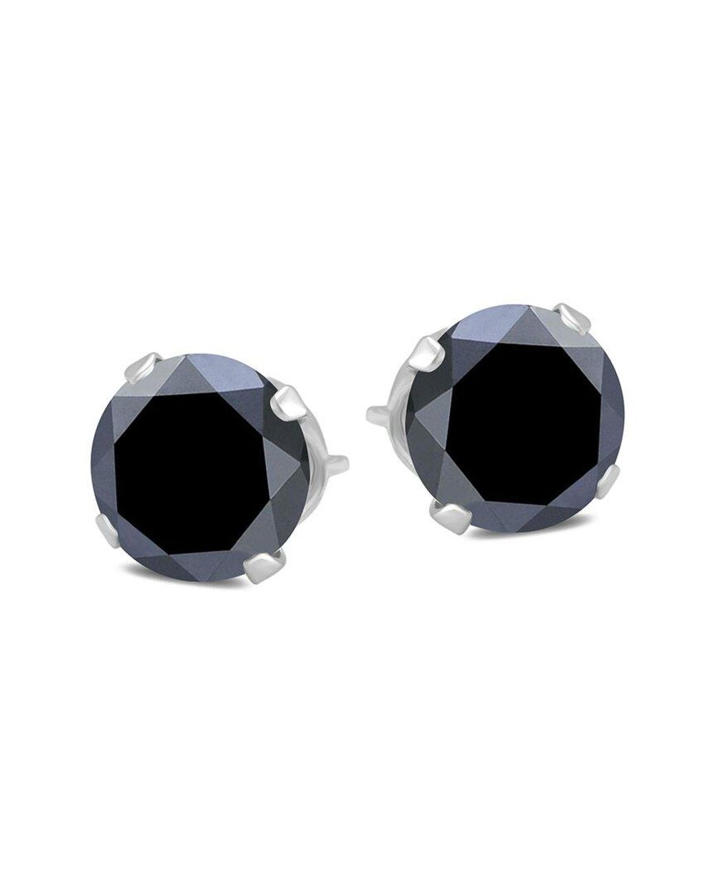 True Diamond Metallic Silver 0.46 Ct. Tw. Diamond Studs