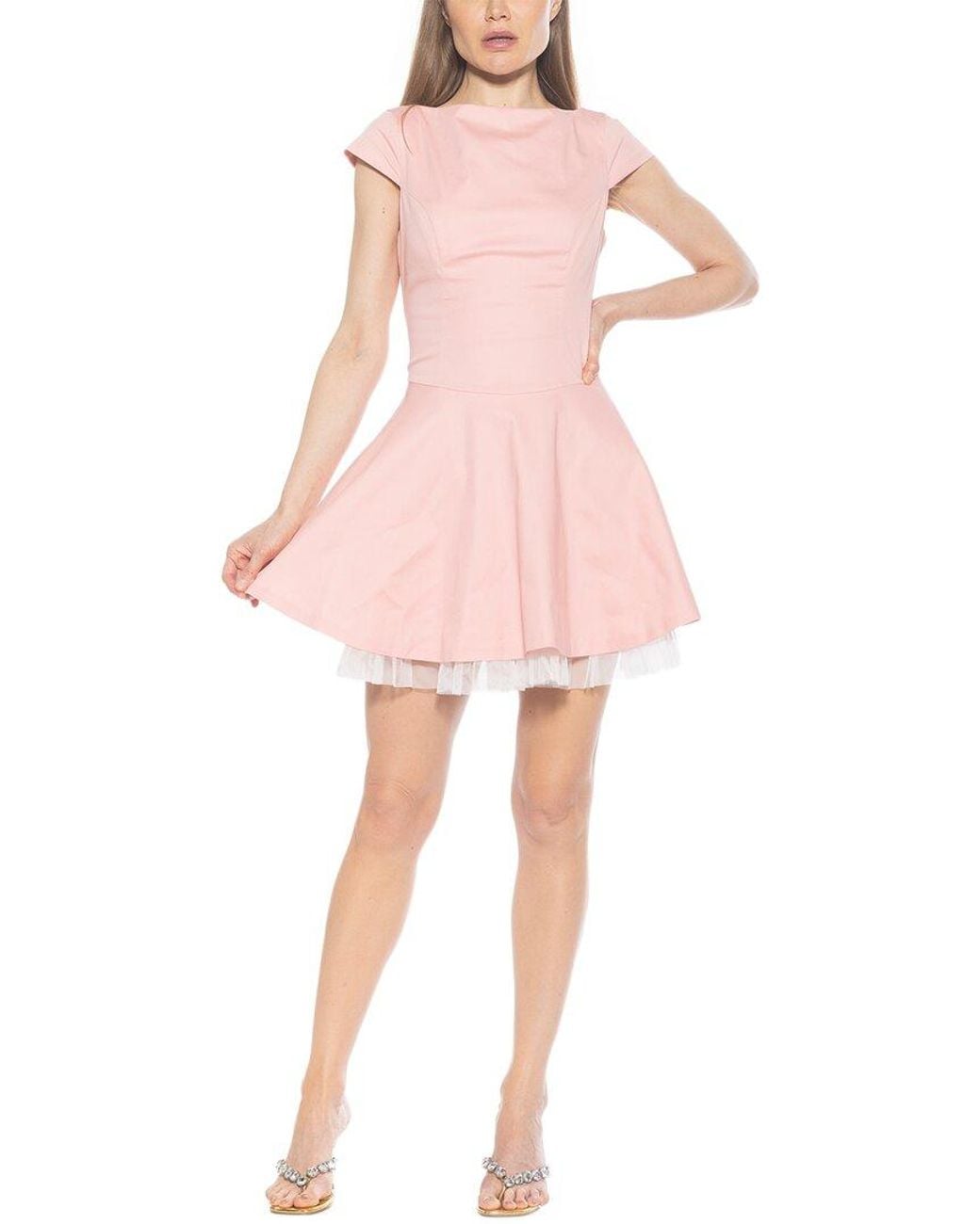 Alexia Admor Pink Aleena A-line Dress