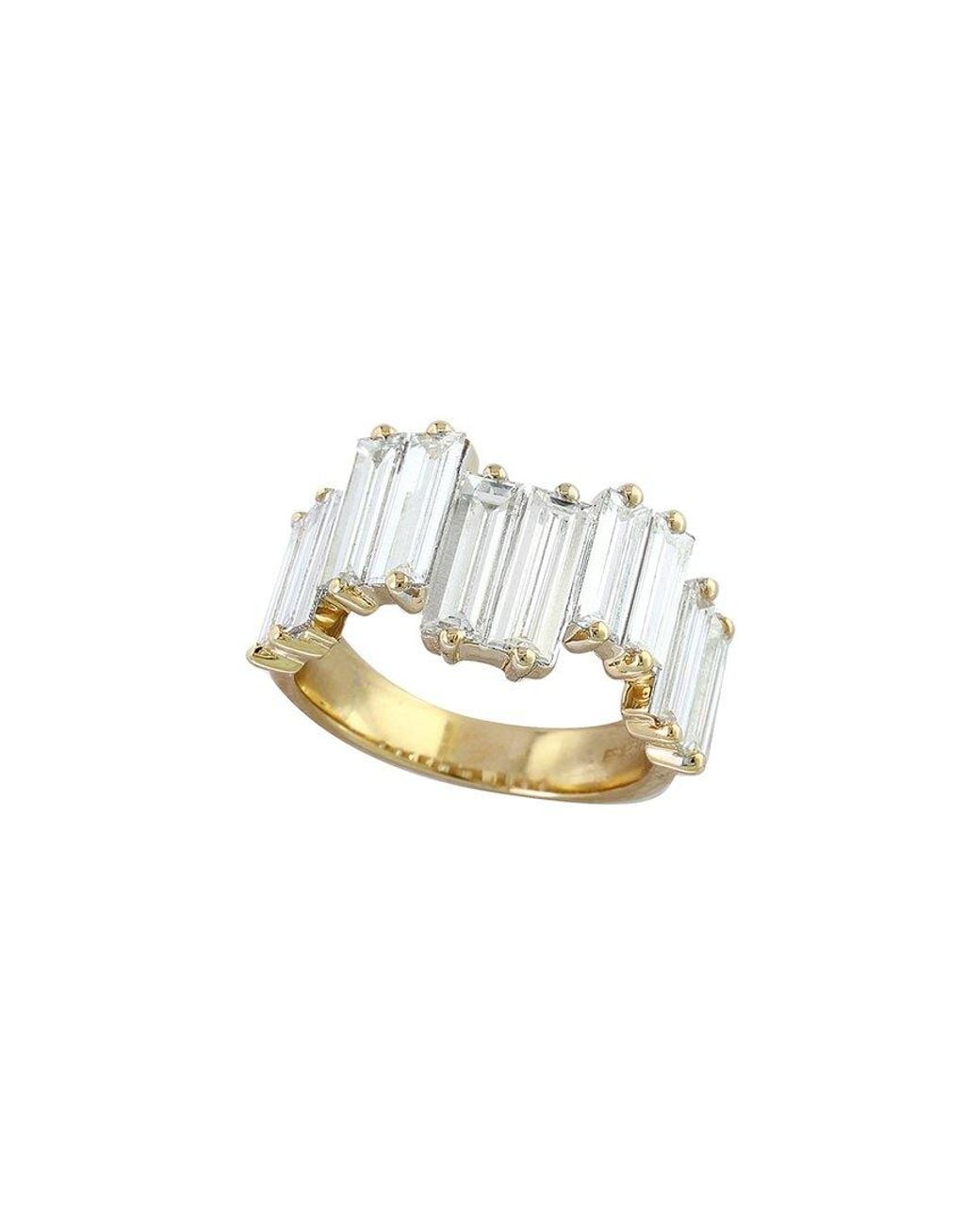 Effy Fine Jewelry White 14K 3.27 Ct. Tw. Lab-Grown Diamond Ring