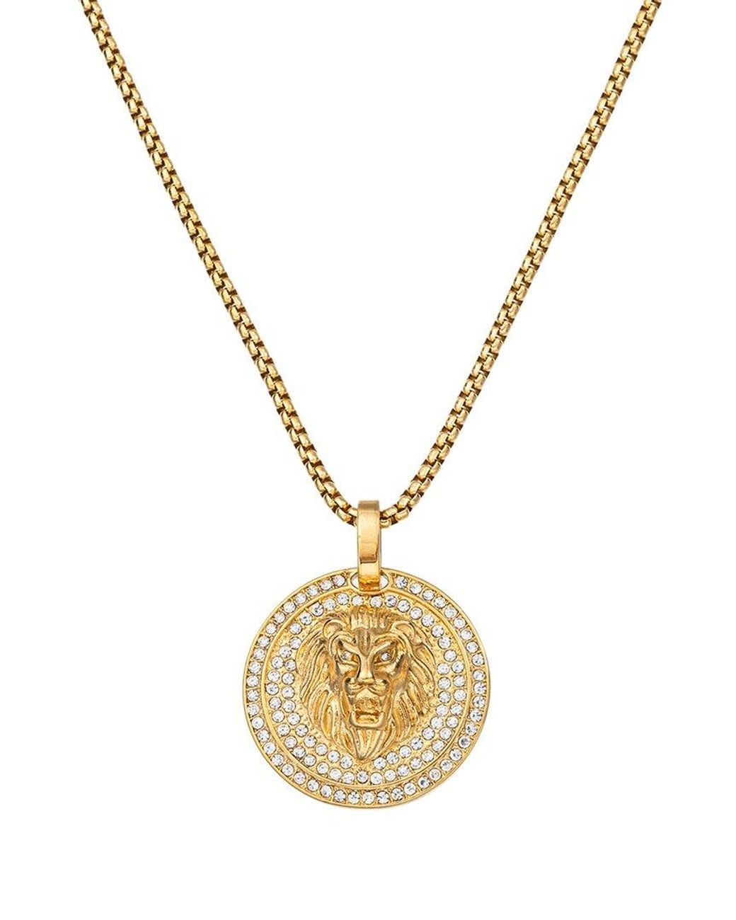 Eye Candy LA Metallic The Bold Collection Titanium Cz Orion Necklace