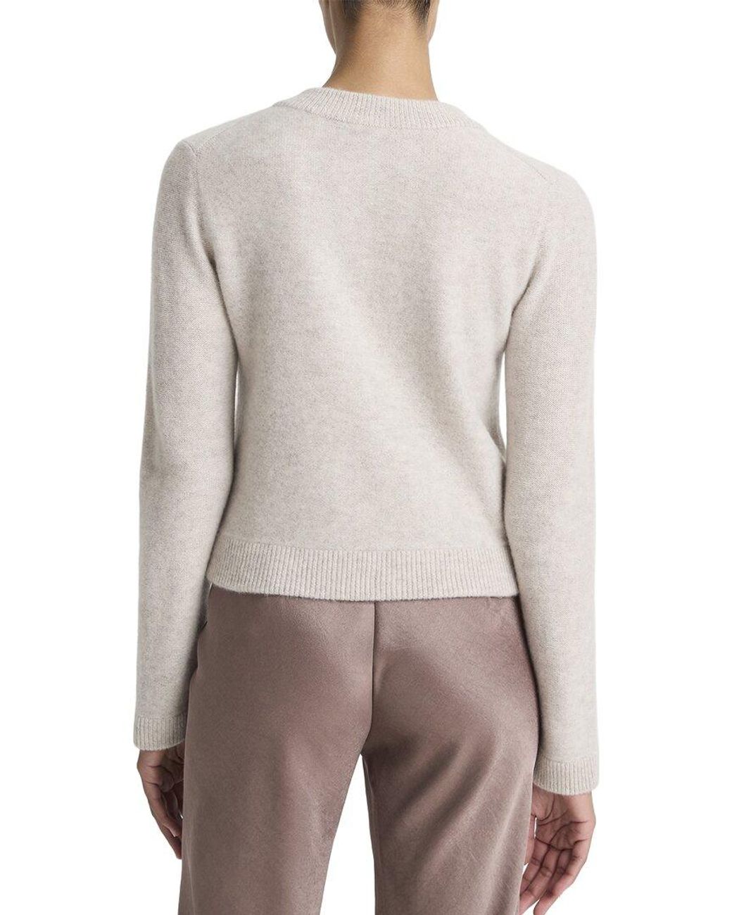 Vince White Shrunken Boiled Cashmere Jacket