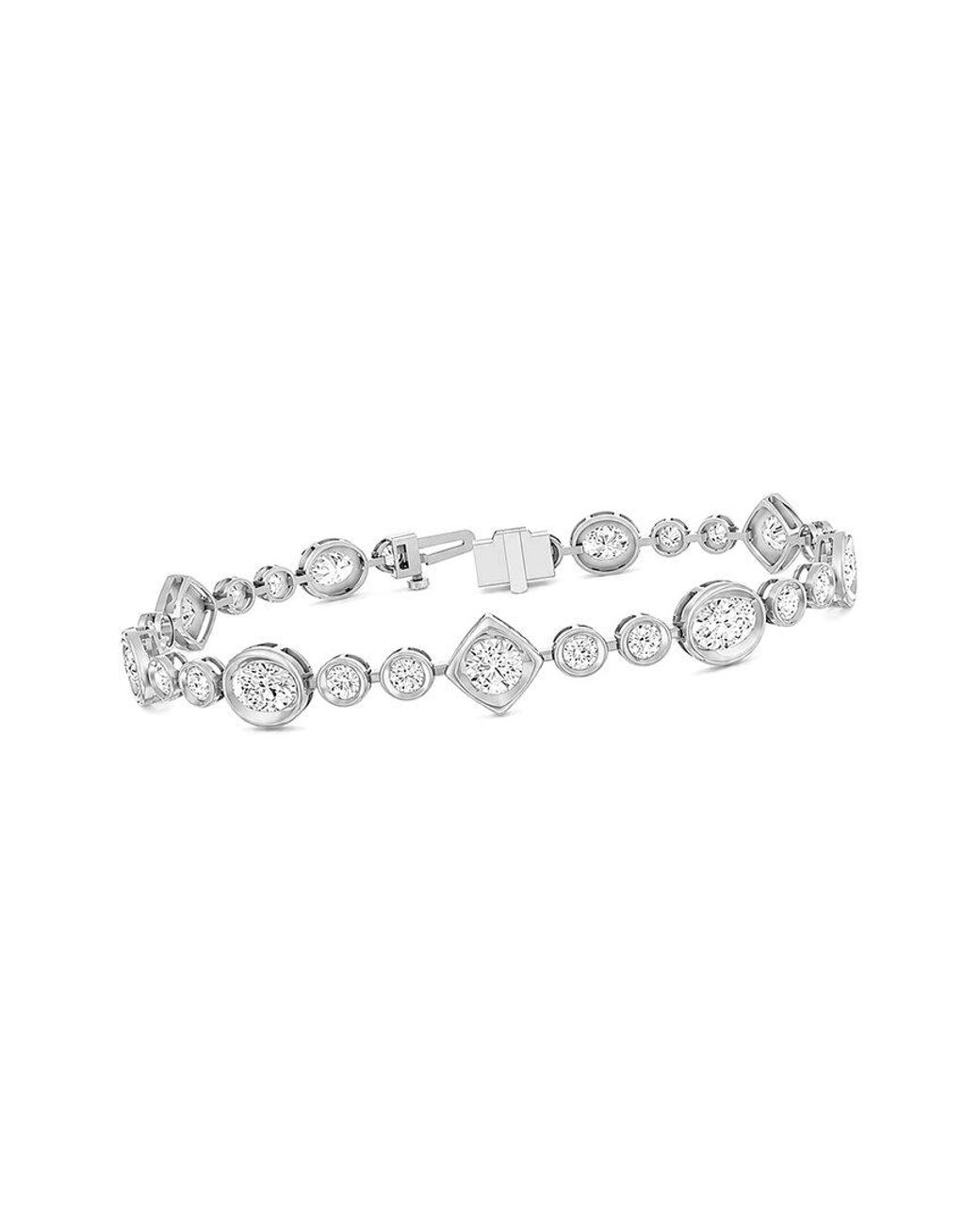 Lab Grown Diamonds White 14K 4.84 Ct. Tw. Lab-Grown Diamond Tennis Bracelet