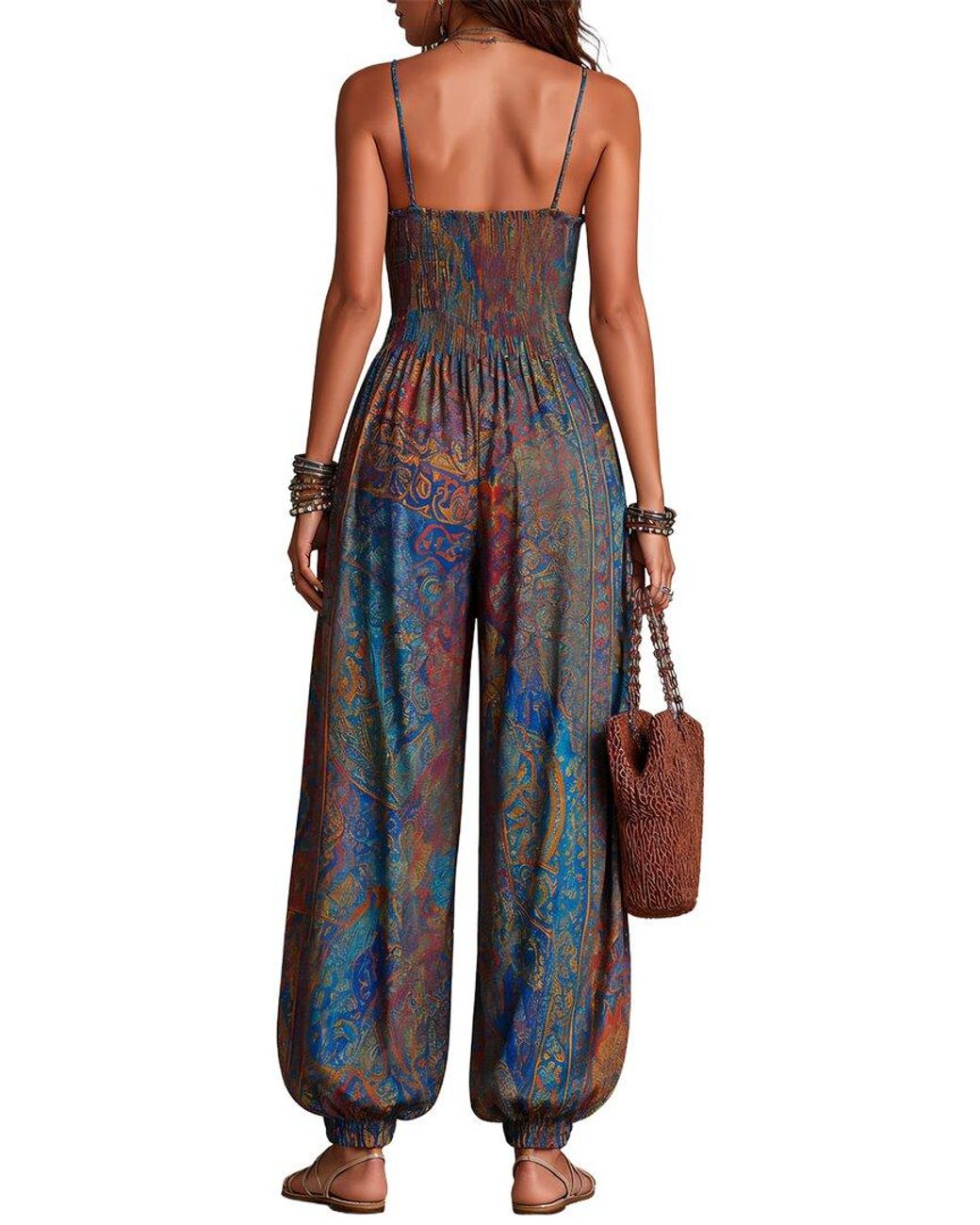 Porselli Blue Jumpsuit