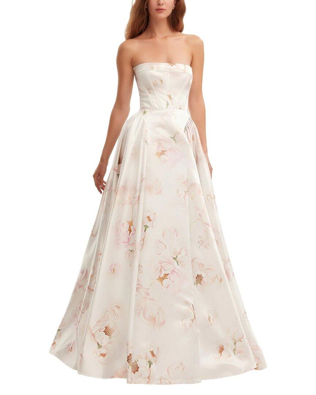 Homeyee Natural Printed Maxi Dress