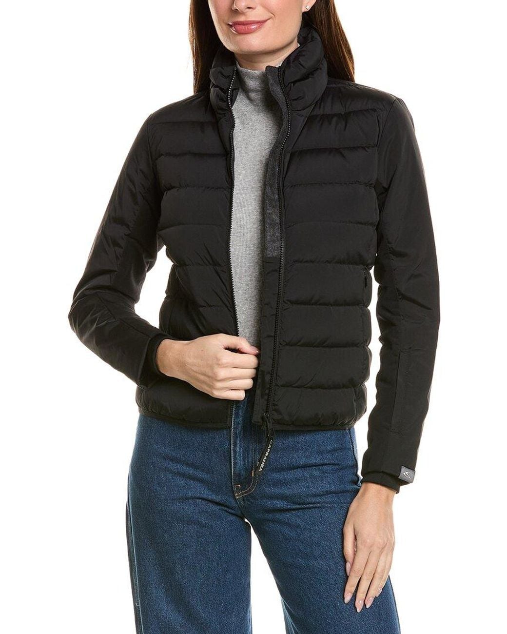 Capranea Black Lavina Wool-Blend Jacket