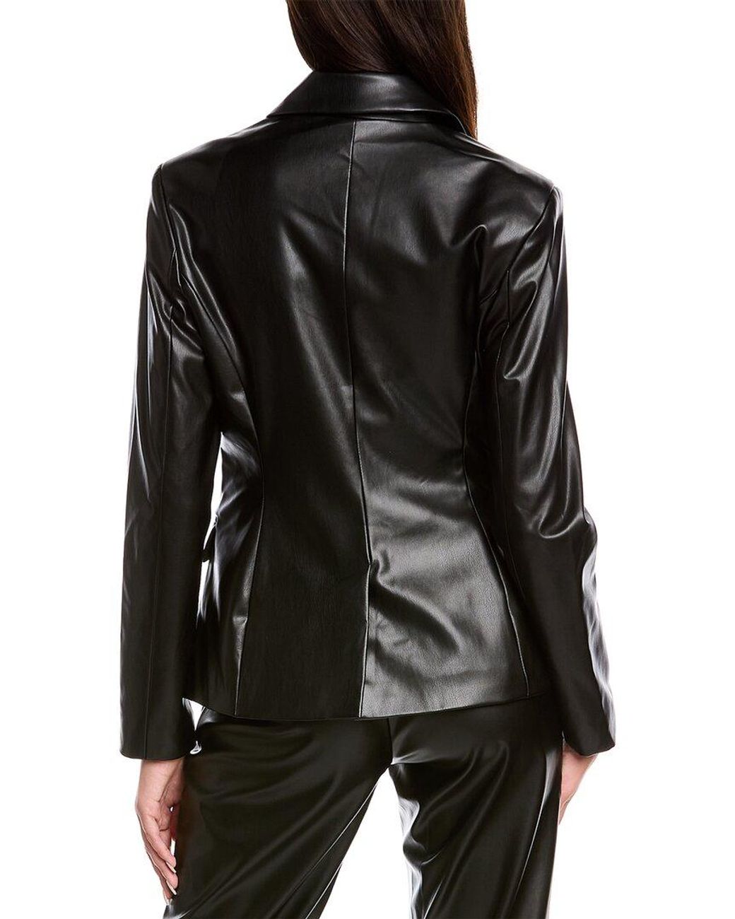 Alexia Admor Black Classic Double-breasted Blazer