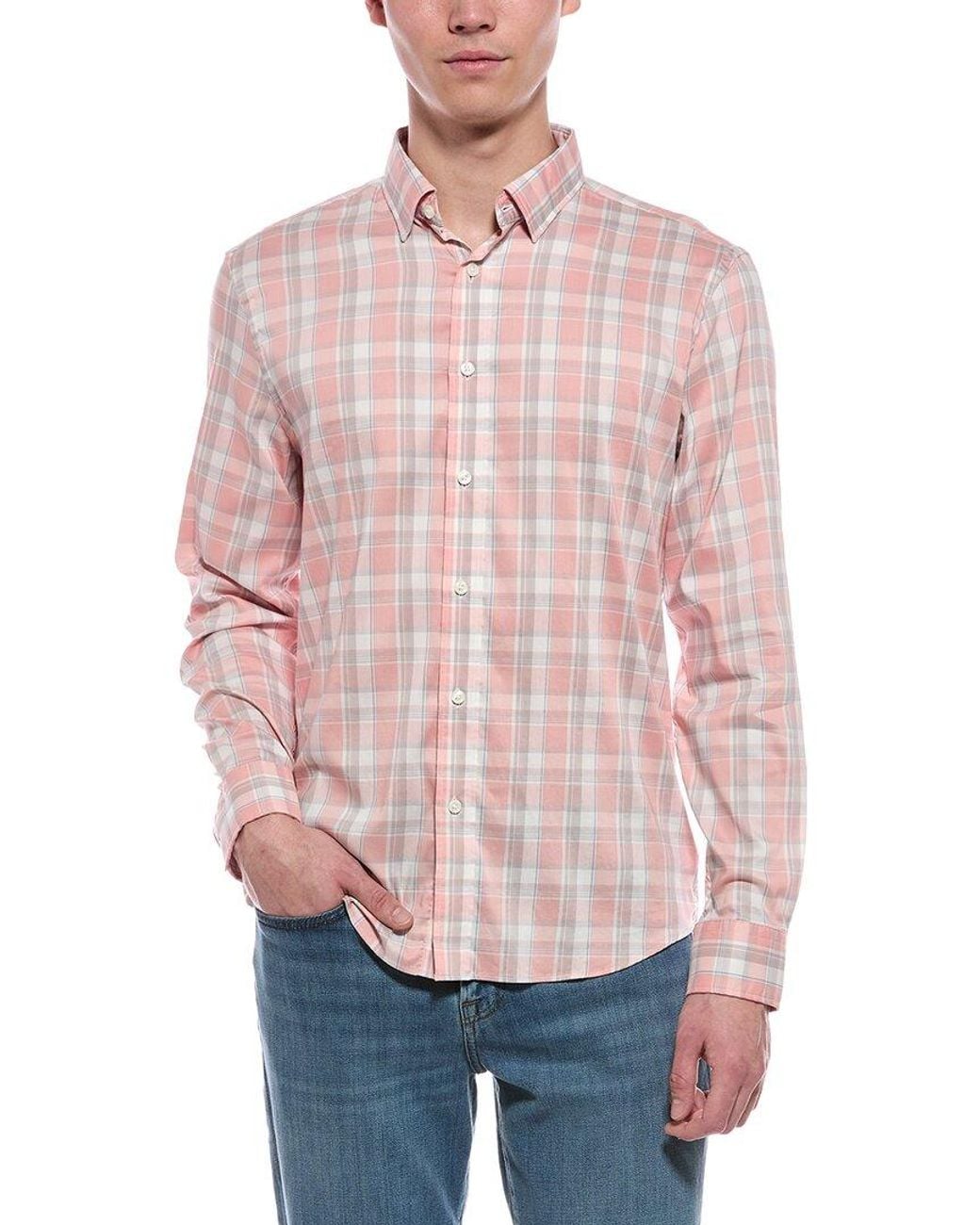 Faherty Brand Red The Movement Shirt for men