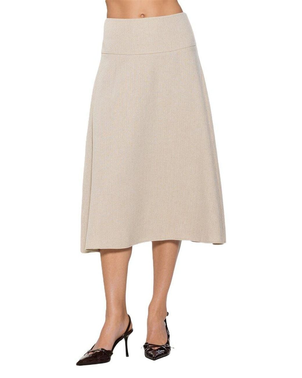 Alexia Admor Natural Jill A-Line Skirt